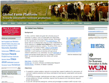 Tablet Screenshot of globalfarmplatform.org